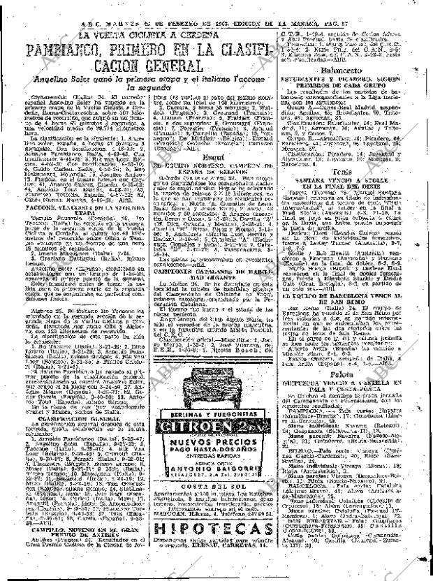 ABC MADRID 26-02-1963 página 57