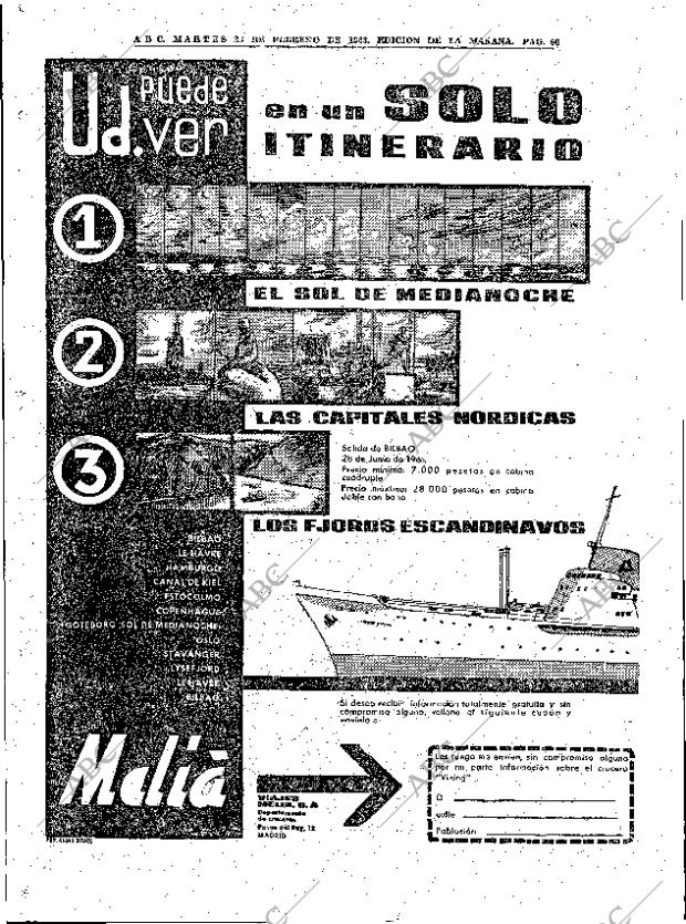 ABC MADRID 26-02-1963 página 60