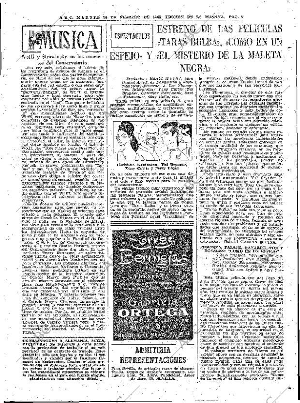 ABC MADRID 26-02-1963 página 61