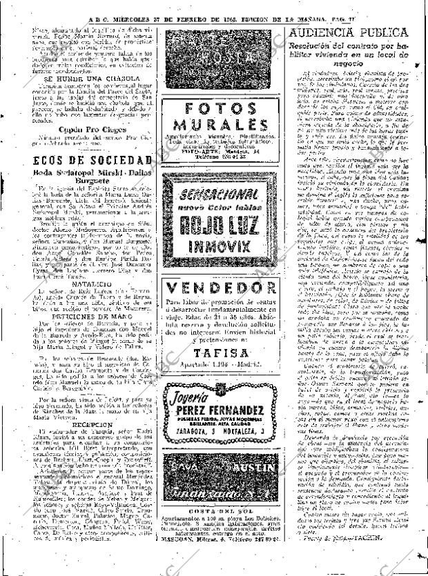 ABC MADRID 27-02-1963 página 71