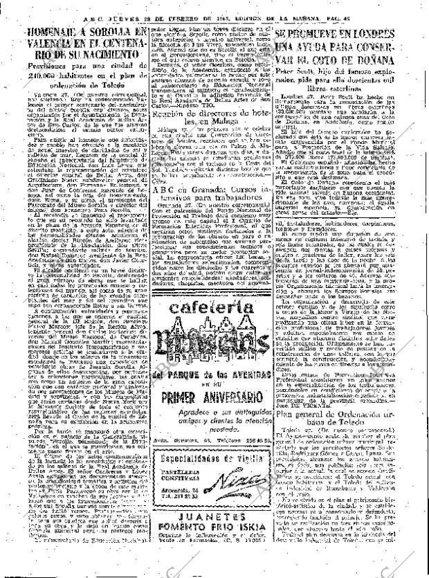 ABC MADRID 28-02-1963 página 45