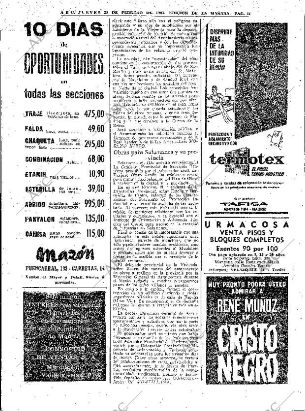 ABC MADRID 28-02-1963 página 46
