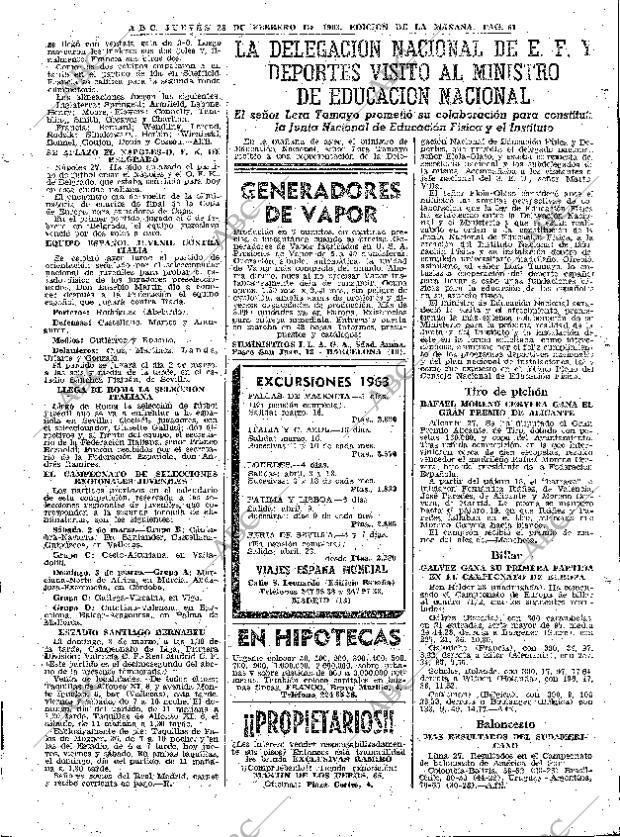 ABC MADRID 28-02-1963 página 61
