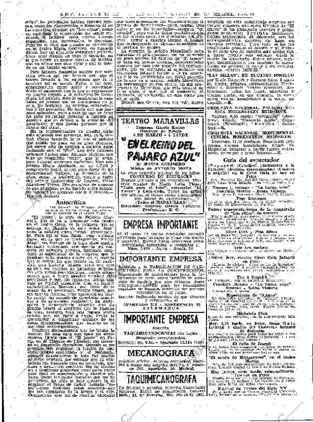 ABC MADRID 28-02-1963 página 66