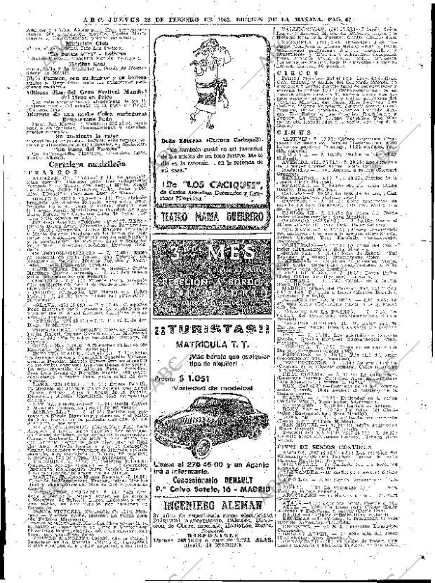 ABC MADRID 28-02-1963 página 67