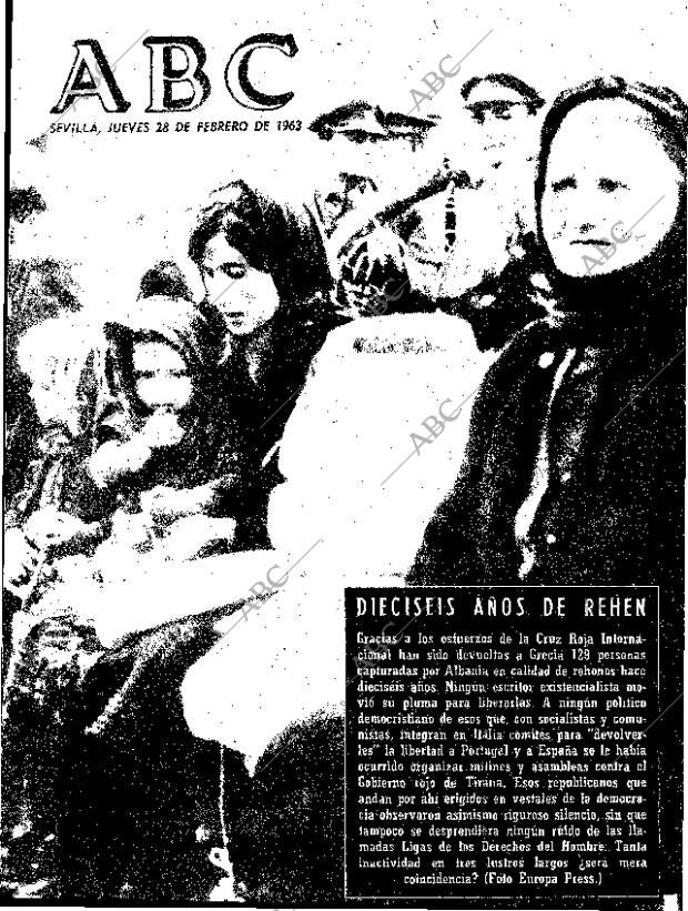 ABC SEVILLA 28-02-1963 página 1