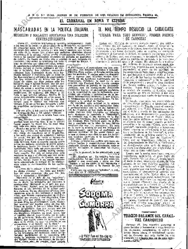 ABC SEVILLA 28-02-1963 página 43