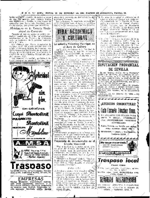 ABC SEVILLA 28-02-1963 página 50