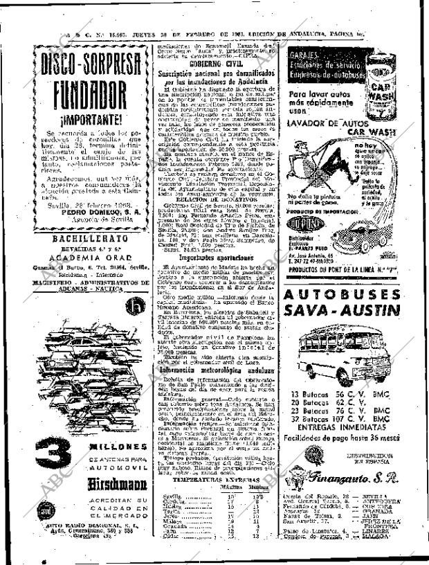 ABC SEVILLA 28-02-1963 página 58