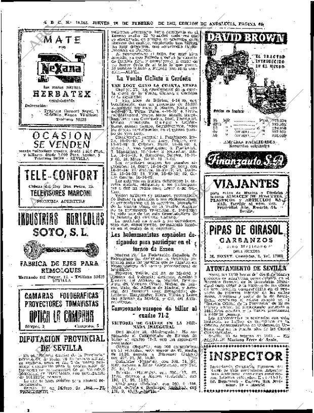 ABC SEVILLA 28-02-1963 página 64