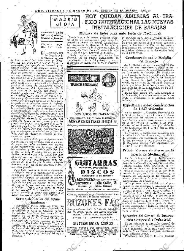 ABC MADRID 01-03-1963 página 45