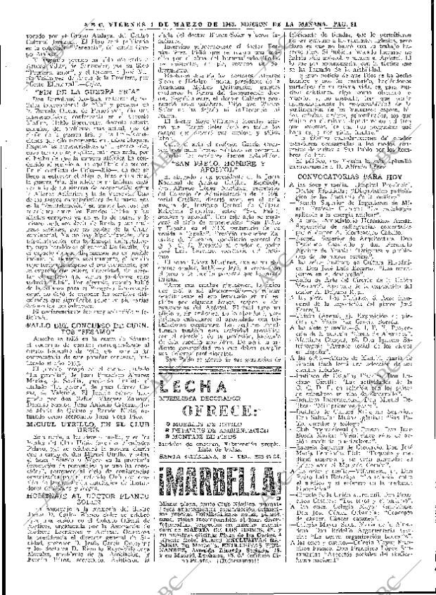 ABC MADRID 01-03-1963 página 51