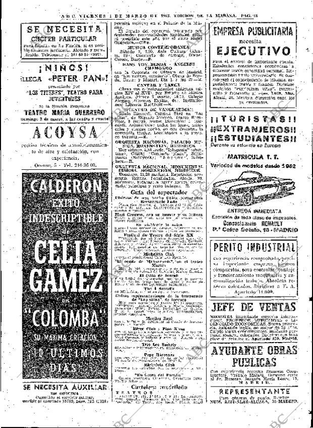 ABC MADRID 01-03-1963 página 61