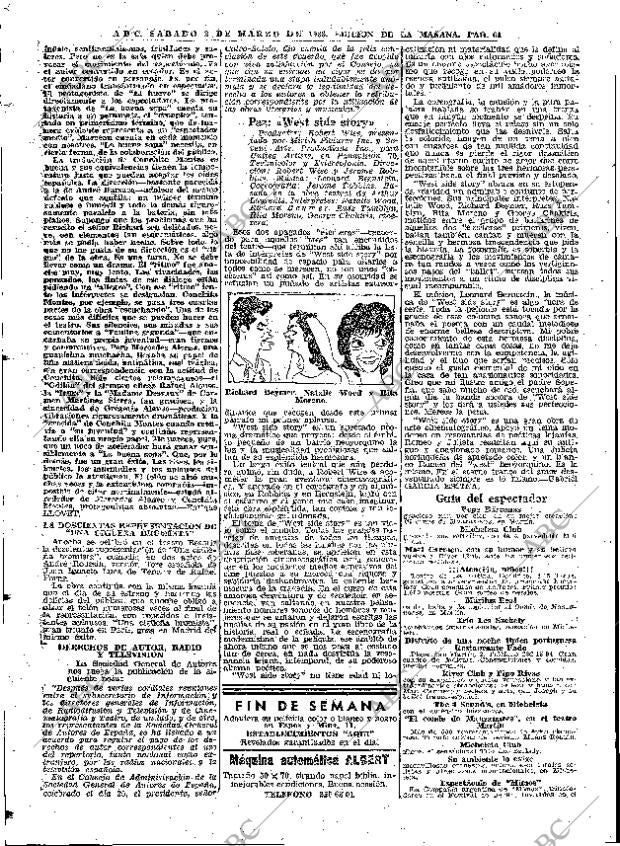 ABC MADRID 02-03-1963 página 64