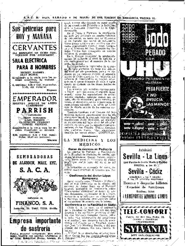 ABC SEVILLA 09-03-1963 página 32