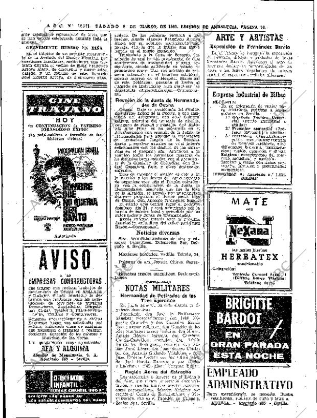 ABC SEVILLA 09-03-1963 página 36