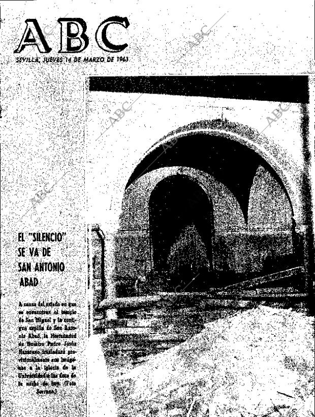 ABC SEVILLA 14-03-1963 página 1