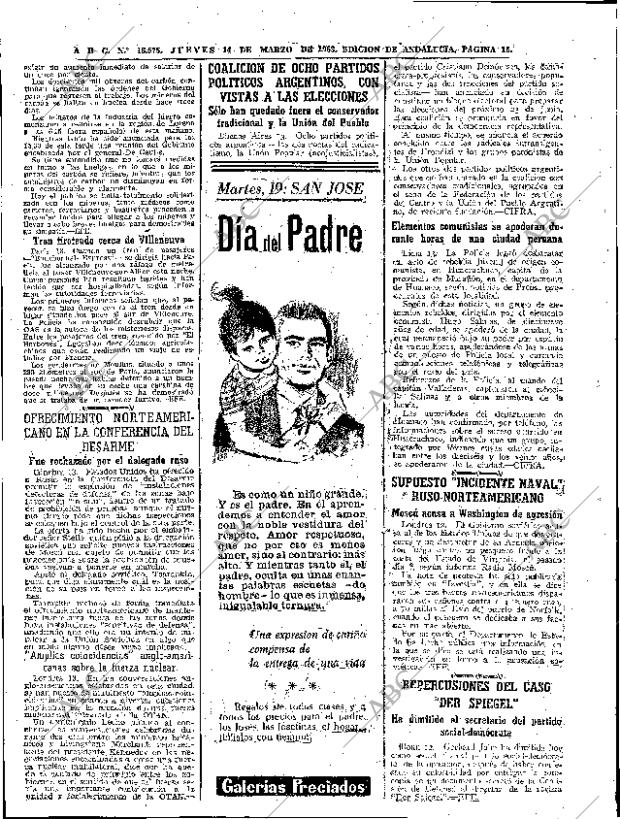 ABC SEVILLA 14-03-1963 página 16