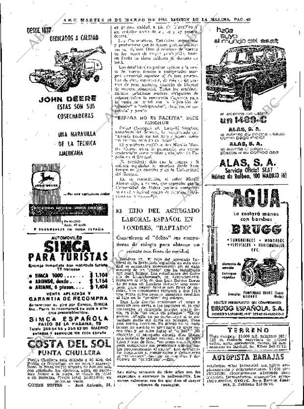 ABC MADRID 19-03-1963 página 40