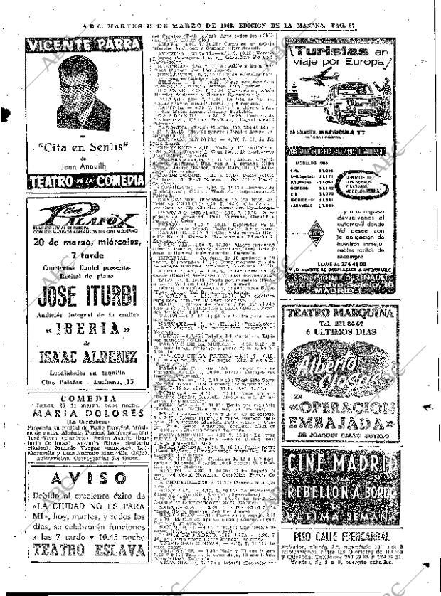 ABC MADRID 19-03-1963 página 67