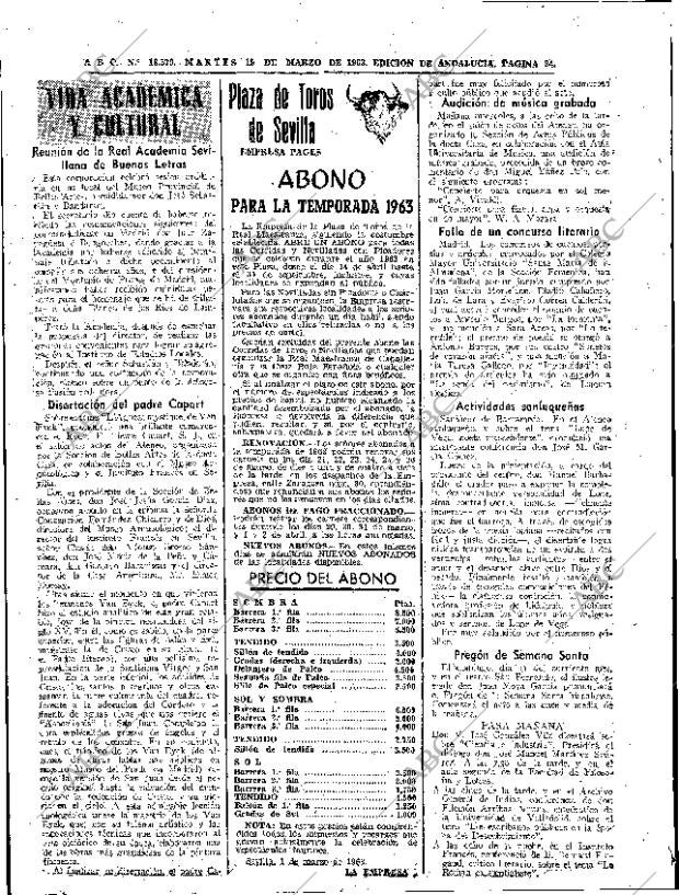 ABC SEVILLA 19-03-1963 página 24