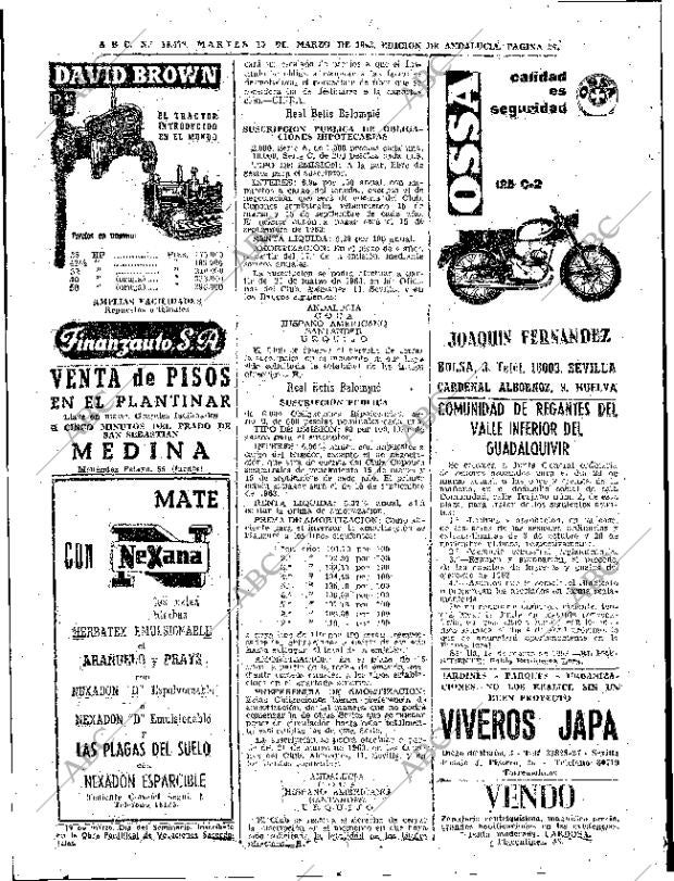 ABC SEVILLA 19-03-1963 página 26