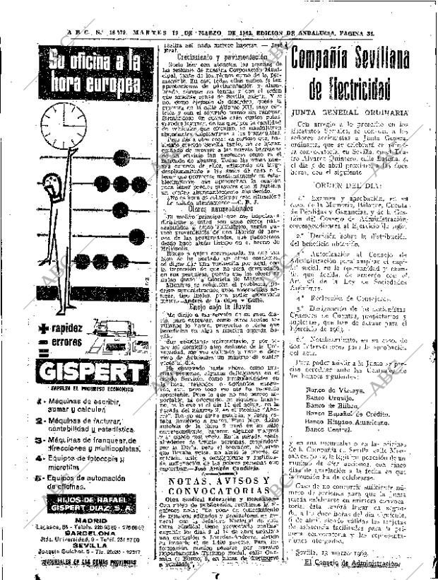 ABC SEVILLA 19-03-1963 página 34