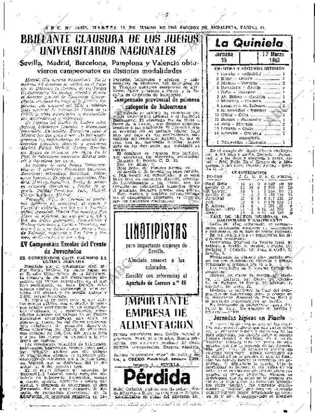 ABC SEVILLA 19-03-1963 página 47