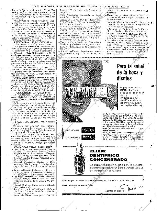 ABC MADRID 20-03-1963 página 71