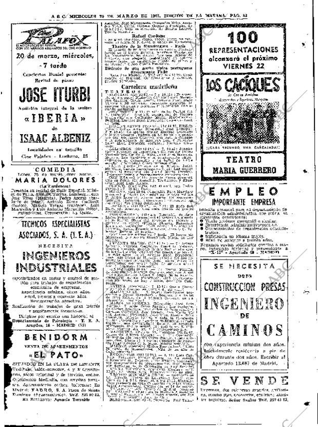 ABC MADRID 20-03-1963 página 83
