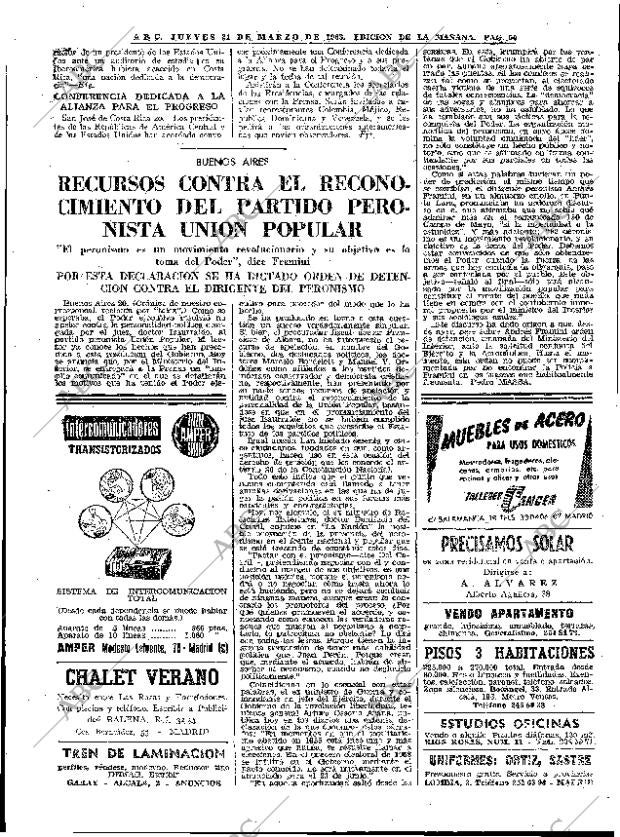 ABC MADRID 21-03-1963 página 50