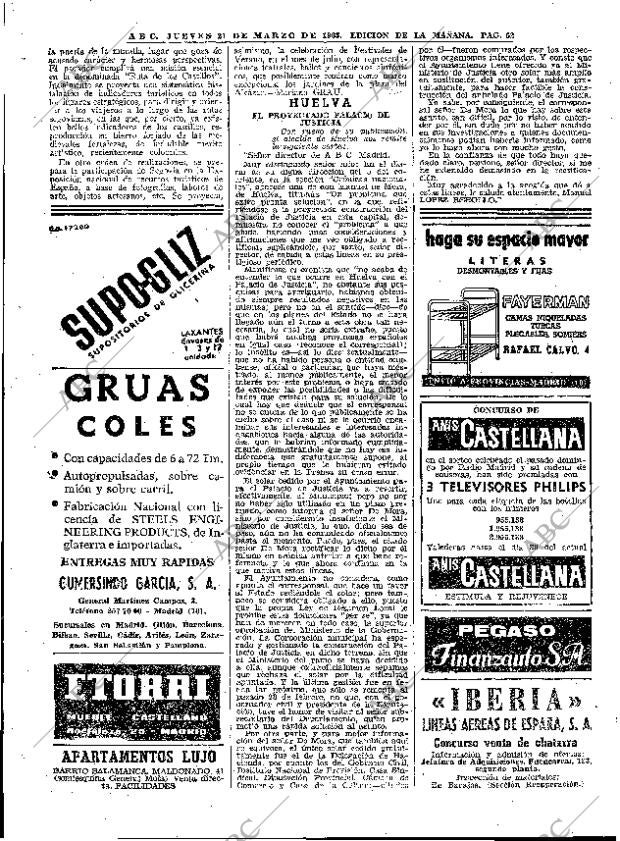 ABC MADRID 21-03-1963 página 62
