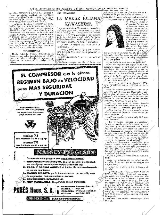 ABC MADRID 21-03-1963 página 67