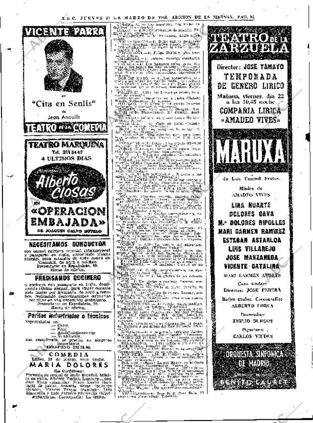 ABC MADRID 21-03-1963 página 84
