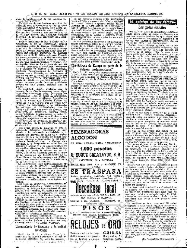 ABC SEVILLA 26-03-1963 página 34