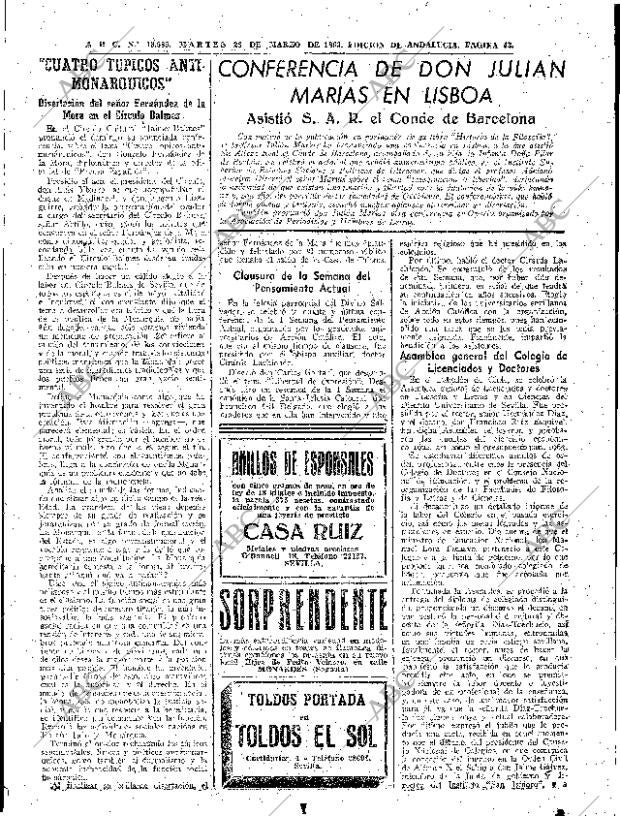 ABC SEVILLA 26-03-1963 página 43