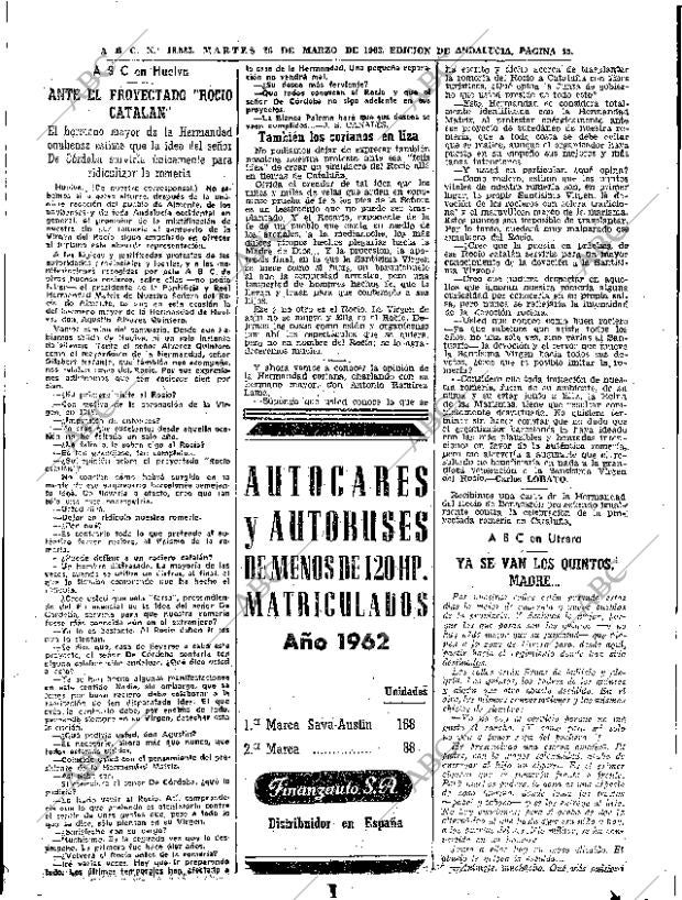 ABC SEVILLA 26-03-1963 página 45