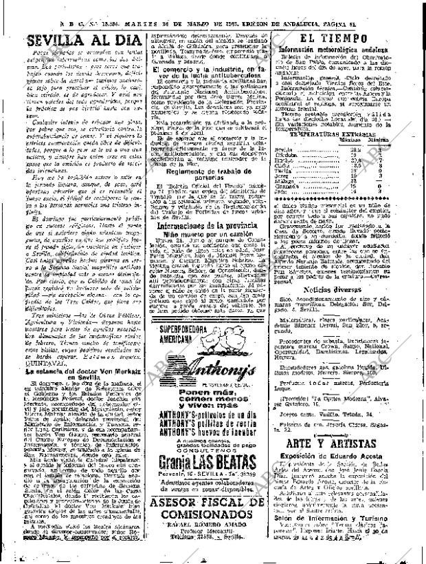 ABC SEVILLA 26-03-1963 página 51