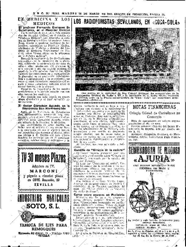 ABC SEVILLA 26-03-1963 página 52