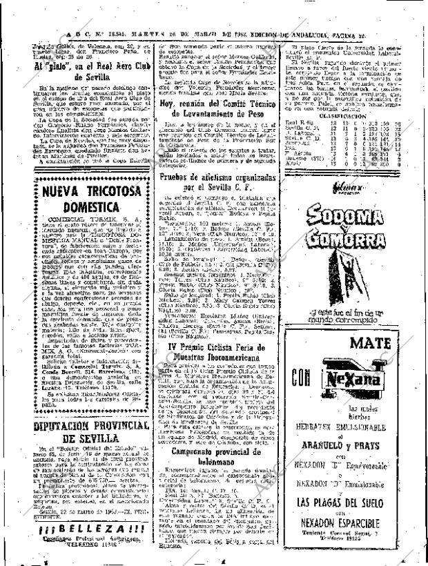 ABC SEVILLA 26-03-1963 página 62