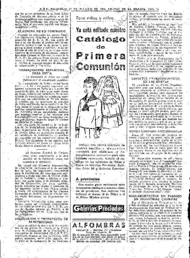 ABC MADRID 27-03-1963 página 56