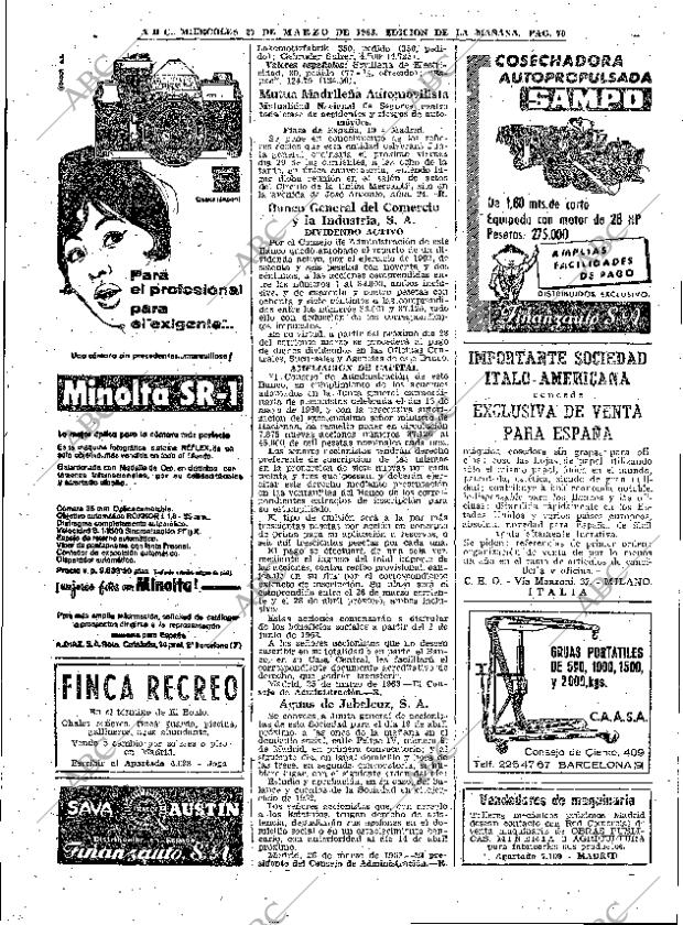 ABC MADRID 27-03-1963 página 70