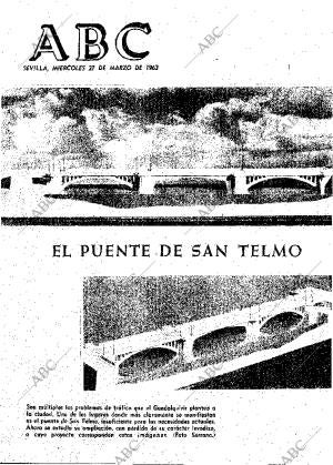 ABC SEVILLA 27-03-1963 página 1