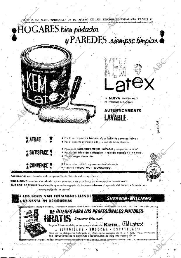 ABC SEVILLA 27-03-1963 página 48