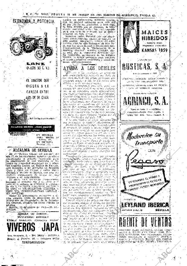 ABC SEVILLA 28-03-1963 página 42