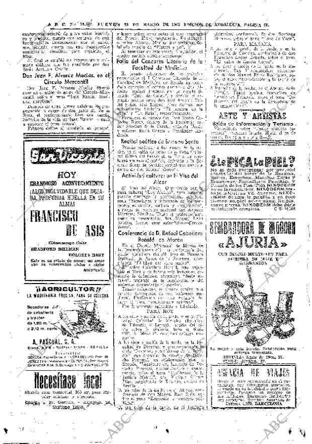ABC SEVILLA 28-03-1963 página 50