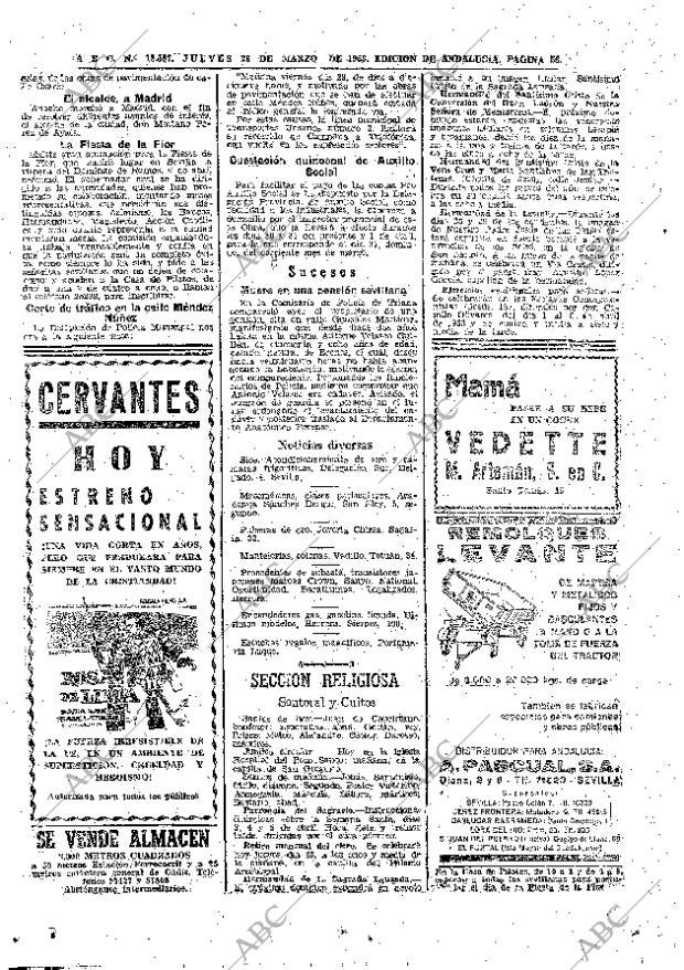ABC SEVILLA 28-03-1963 página 58