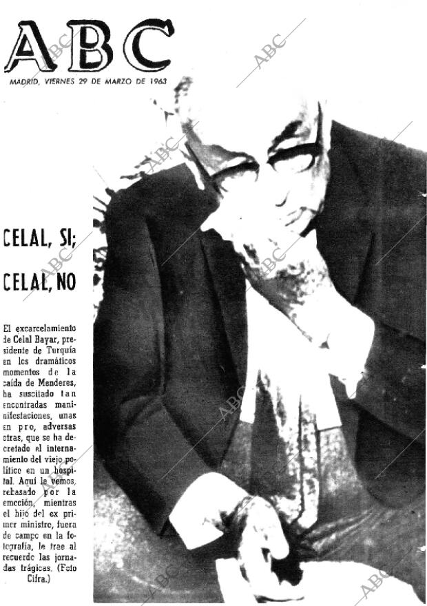 ABC MADRID 29-03-1963 página 1
