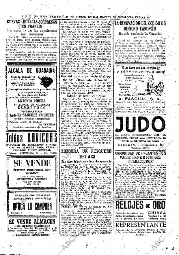 ABC SEVILLA 30-03-1963 página 40