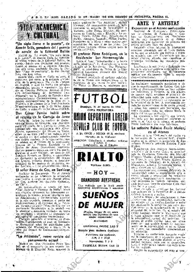 ABC SEVILLA 30-03-1963 página 41